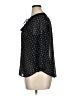 Jolt 100% Polyester Black 3/4 Sleeve Blouse Size XL - photo 5