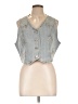 Shein Gray Denim Vest Size XL - photo 1