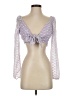 Superdown Purple 3/4 Sleeve Blouse Size S - photo 1