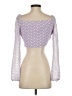 Superdown Purple 3/4 Sleeve Blouse Size S - photo 2