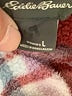 Eddie Bauer Plaid Burgundy Cardigan Size L - photo 7