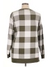 Lands' End Checkered-gingham Gray Pullover Sweater Size 18 - photo 2