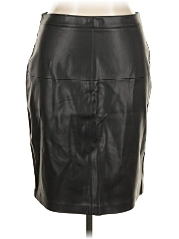 MNG Faux Leather Skirt (view 1)