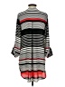 Chico's Stripes Gray Casual Dress Size S - photo 2