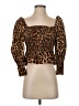Zara Brown 3/4 Sleeve Top Size XS - photo 1