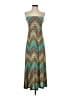 Win Win Chevron-herringbone Teal Casual Dress Size Sm - Med - photo 1