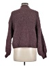 OAT Tweed Burgundy Turtleneck Sweater Size M - photo 2