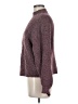 OAT Tweed Burgundy Turtleneck Sweater Size M - photo 5