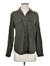 Babaton 100% Cotton Green Long Sleeve Button-Down Shirt Size XS - photo 1