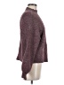 OAT Tweed Burgundy Turtleneck Sweater Size M - photo 4