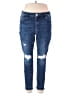 Vervet Hearts Blue Jeans Size 18 - photo 1