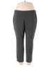 Paraphrase Solid Gray Dress Pants Size 18 - photo 1