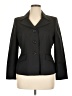 Le Suit 100% Polyester Black Blazer Size 16 (petite) - photo 1