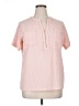 Anne Klein Pink Short Sleeve Blouse Size XL (estimated) - photo 1
