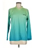 Assorted Brands 100% Polyester Teal Green Long Sleeve Top Size M - photo 1