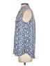 Equipment 100% Silk Blue Sleeveless Silk Top Size S - photo 5