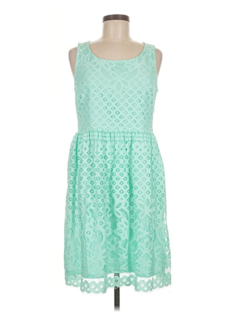 Pre-owned Elle Casual Dress In Teal