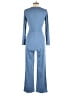 Unbranded 100% Polyester Solid Blue Jumpsuit Size M - photo 2