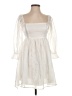 Evolutionary Ivory Casual Dress Size S - photo 1