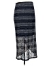 Maeve Chevron-herringbone Silver Casual Skirt Size S - photo 2