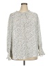 Carolina Belle 100% Polyester Animal Print Ivory 3/4 Sleeve Blouse Size 2X - photo 1