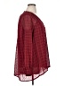 Caffé Marrakesh 100% Polyester Burgundy 3/4 Sleeve Blouse Size XL - photo 4