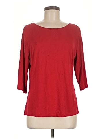 Allegra K 3/4 Sleeve T-Shirt (view 1)