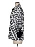 Peck & Peck Print Silver 3/4 Sleeve Blouse Size M - photo 5