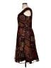 Peruvian Connection Paisley Brown Cocktail Dress Size 14 - photo 5