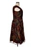 Peruvian Connection Paisley Brown Cocktail Dress Size 14 - photo 4