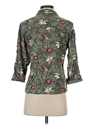 Havana Jack's Cafe 3/4 Sleeve Button-Down Shirt (view 2)
