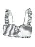 Beachsissi Stripes White Swimsuit Top Size L - photo 1