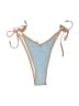 Zaful Color Block Blue Swimsuit Bottoms Size 8 - photo 1