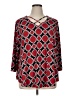 Chico's Red 3/4 Sleeve Blouse Size XL (3) - photo 1