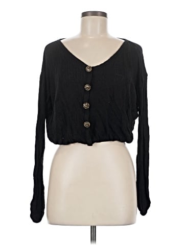 Free Kisses Long Sleeve Henley (view 1)