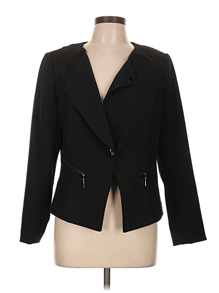 Pre-owned Assorted Brands Blazer Jacket In Black