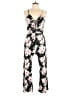 Caution to the Wind Floral Black Jumpsuit Size M - photo 1