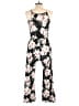 Caution to the Wind Floral Black Jumpsuit Size M - photo 2