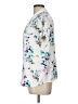 Soma Floral White Short Sleeve Blouse Size L - photo 5