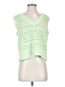 Talbots 100% Cotton Green Sweater Vest Size S - photo 1