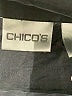 Chico's 100% Silk Stars Black Long Sleeve Silk Top Size Med (1) - photo 7
