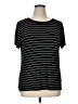 Unbranded Stripes Black Short Sleeve T-Shirt Size XL - photo 1