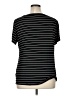 Unbranded Stripes Black Short Sleeve T-Shirt Size XL - photo 2
