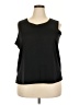 Notations 100% Polyester Black Sleeveless T-Shirt Size 2X - photo 1