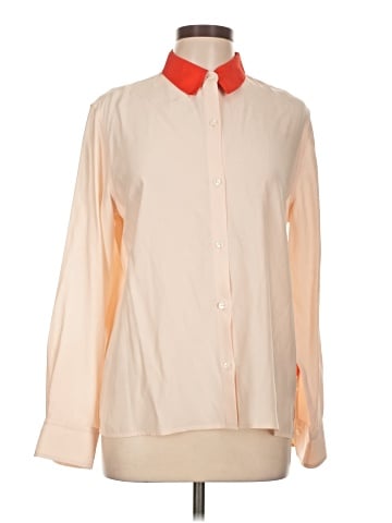 Rag & Bone Long Sleeve Silk Top (view 1)