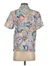 Escada Paisley Blue Short Sleeve Blouse Size S - photo 2