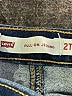 Levi's Solid Blue Jeans Size 2T - photo 3