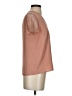 Express Outlet 100% Polyester Tan Short Sleeve Blouse Size XS - photo 4