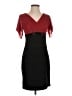 En Focus Studio Burgundy Cocktail Dress Size 4 - photo 1