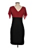 En Focus Studio Burgundy Cocktail Dress Size 4 - photo 2